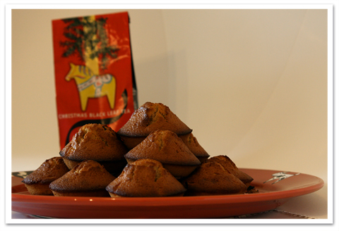 muffins au thé de noel